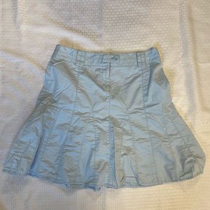 Loft Midi Blue Khaki Skirt